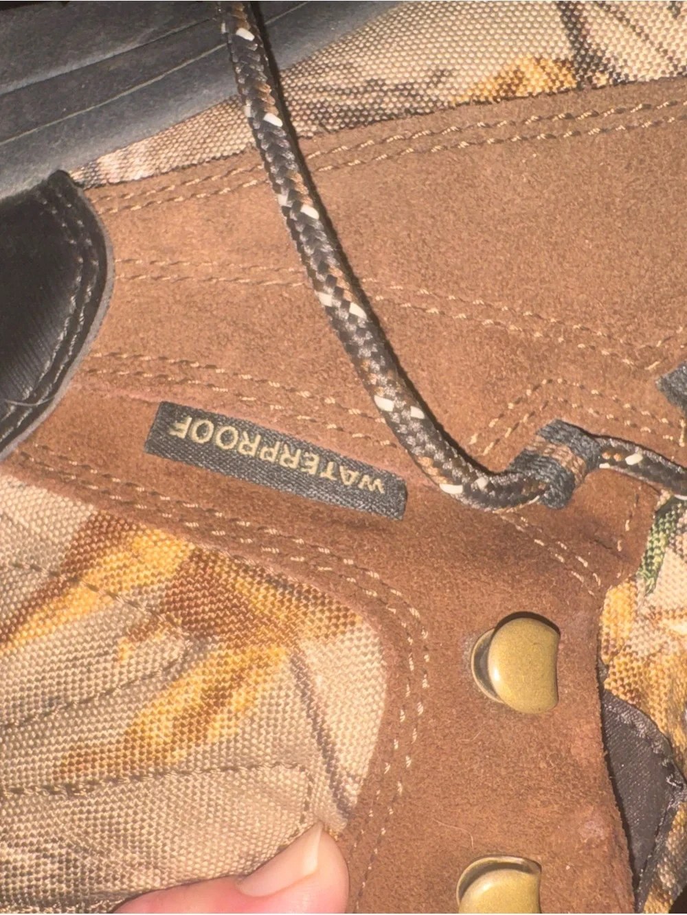 Men's Brown Suede Hiking Boots with Black Outsole
